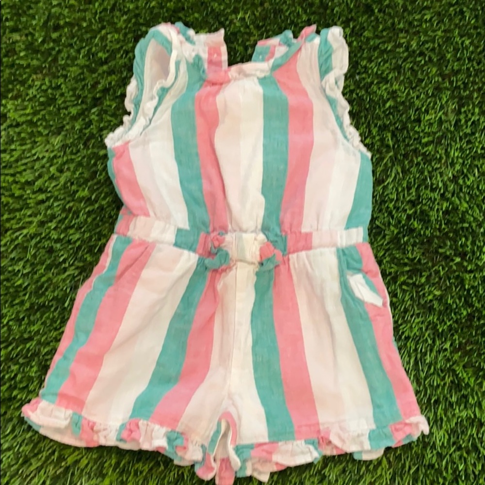 Striped romper